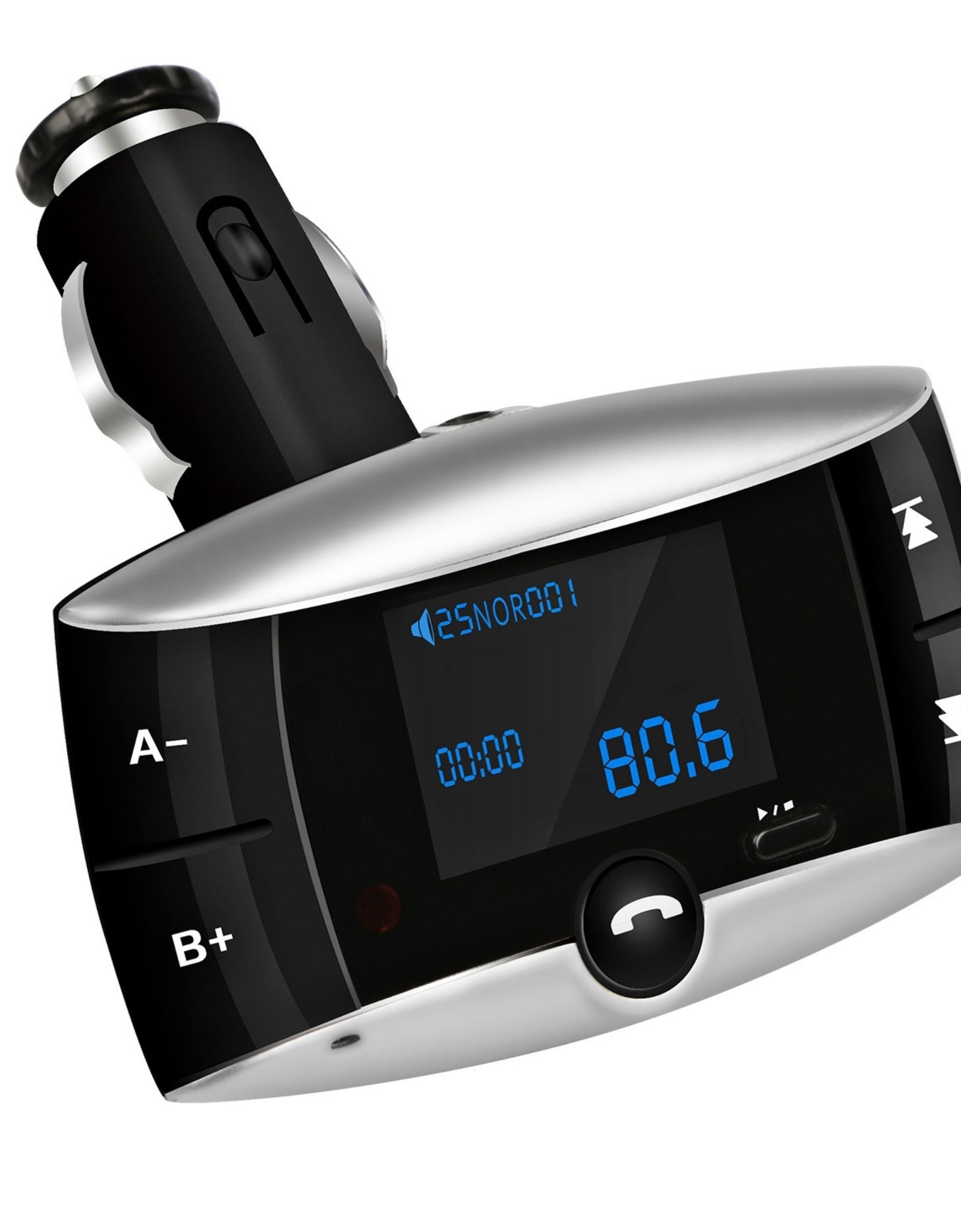 Wireless FM Transmitter USB Charger Hands-free Call MP3 Player SD Card Aux-in LED Display Remote