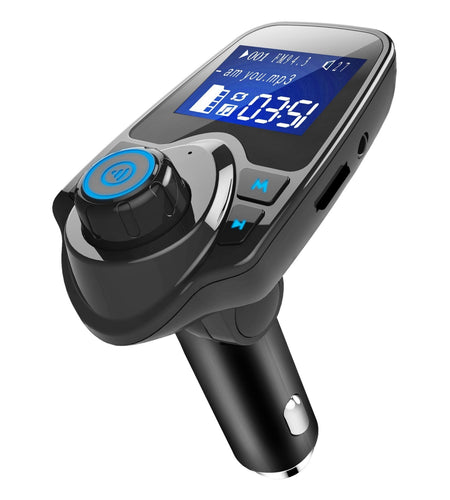 Car FM Transmitter MP3 Player + Hand-Free Call + USB Charger + AUX Input + TF Card + USB Flash Drive