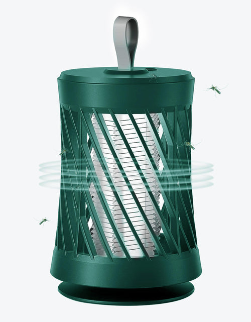 Load image into Gallery viewer, Rechargeable Mosquito Killer Lamp Bug Zapper with Night Light Strap Mosquito Catcher with Max 10594 Cubic Feet Range UV Light for Indoor Outdoor
