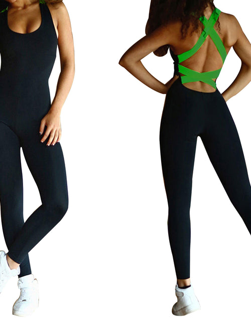 Load image into Gallery viewer, Women's Sports Yoga Workout Gym Fitness Jumpsuit
