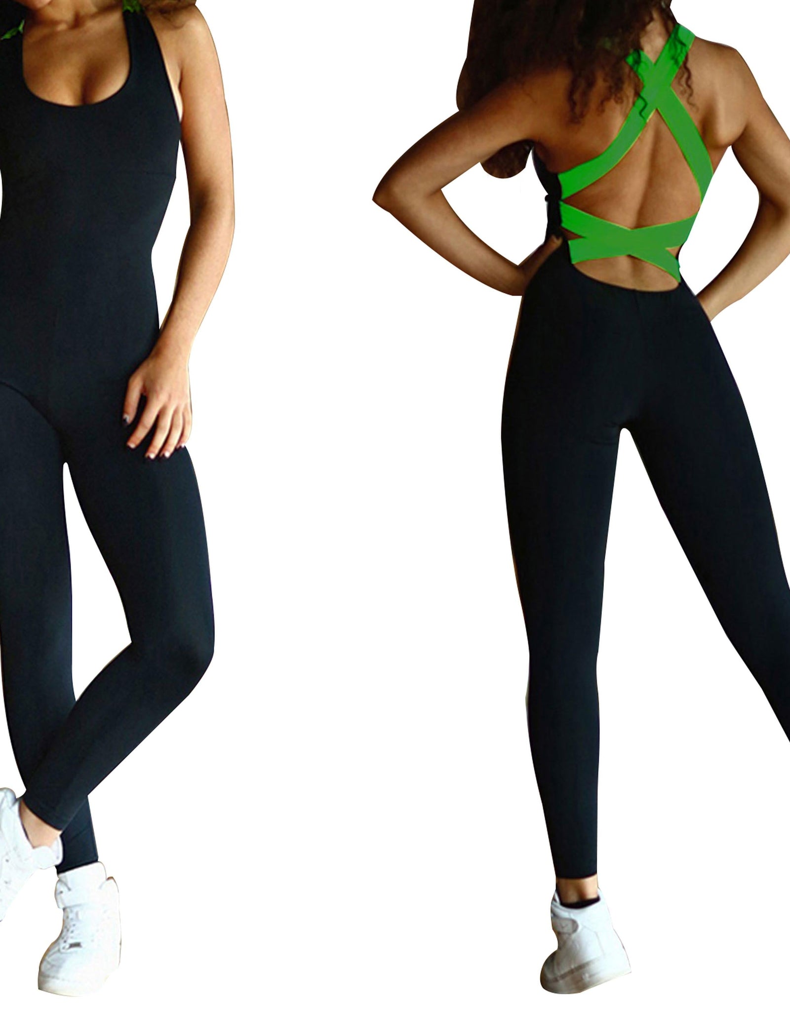 Women's Sports Yoga Workout Gym Fitness Jumpsuit