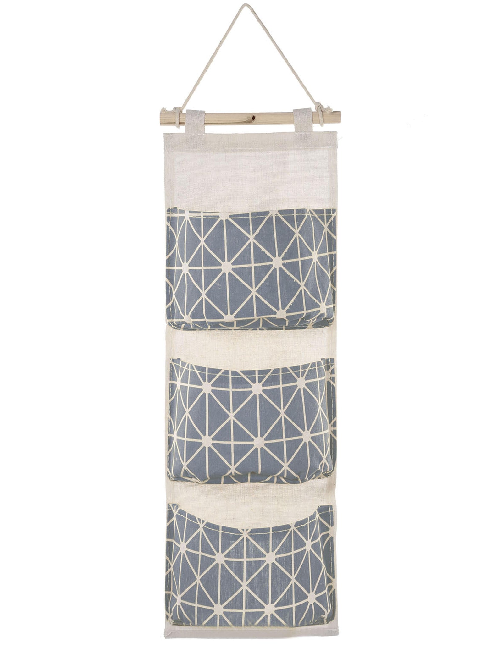 Wall Mounted Storage Bag Door Closet Hanging Storage Bag Organizer Waterproof 3 Pockets Pouch