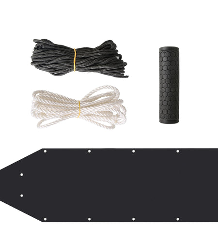 Deer Drag Sled, Game Hauler w/ Handle, 32.8FT Black Rope, 16.1FT White Rope