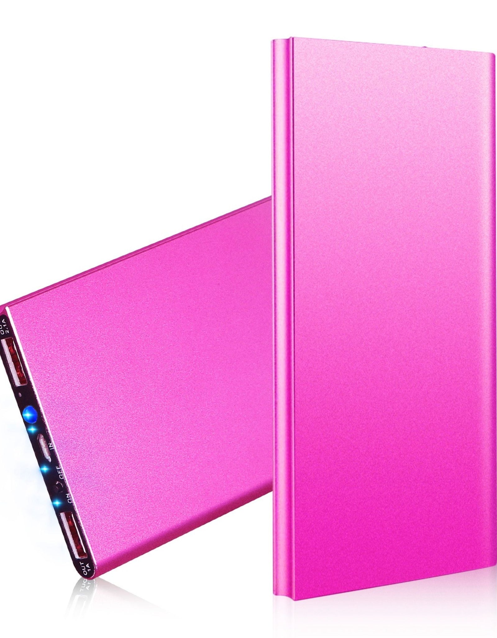 20K mAh Ultra-thin Power Bank: Dual USB, Phone Charger