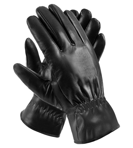 Unisex Leather Winter Warm Gloves Outdoor Windproof Soft Gloves Cycling Skiing Running Cold Winter Gloves