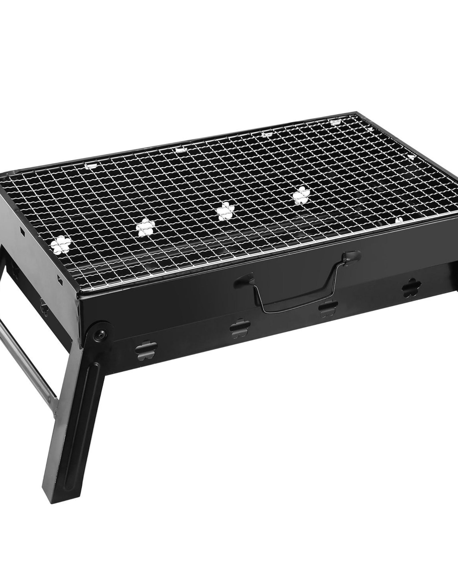 Portable BBQ Grill, Foldable, Lightweight Smoker for Camping, Picnics, Garden Grilling.