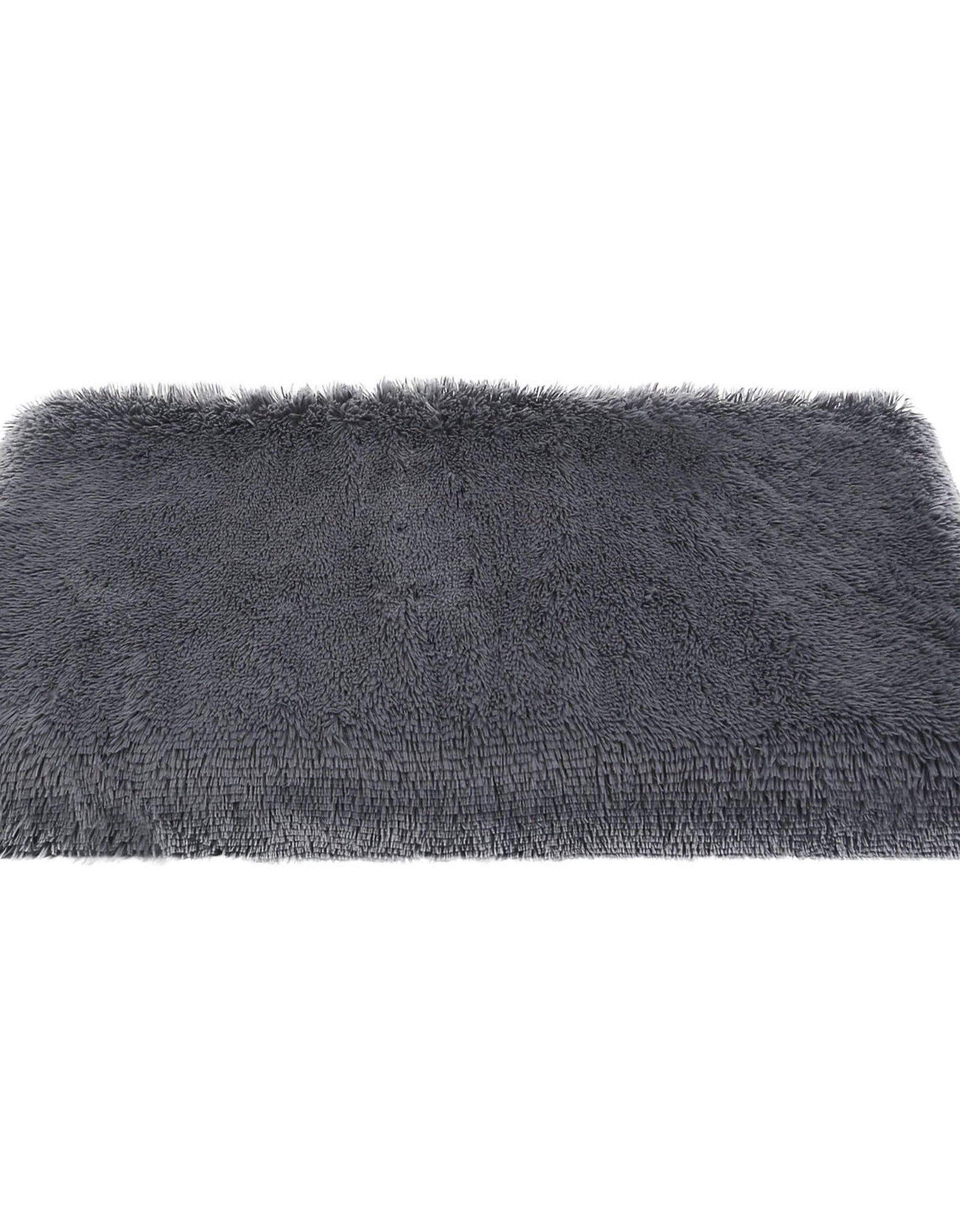 Dog Bed Soft Plush Cushion Cozy Warm Pet Crate Mat Dog Carpet Mattress with Long Plush for S/M Dogs