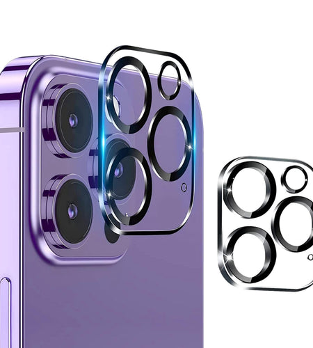 2Packs Ultra HD Camera Lens Protectors 9H Hardness Tempered Glass Camera Lens Protectors Fit for iPhone 14/14Plus/14Pro/14Pro Max/13/13Pro/13Max/12/12
