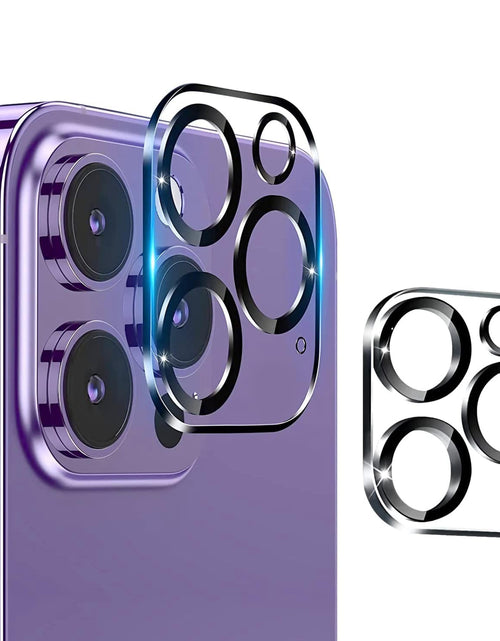 Load image into Gallery viewer, 2Packs Ultra HD Camera Lens Protectors 9H Hardness Tempered Glass Camera Lens Protectors Fit for iPhone 14/14Plus/14Pro/14Pro Max/13/13Pro/13Max/12/12
