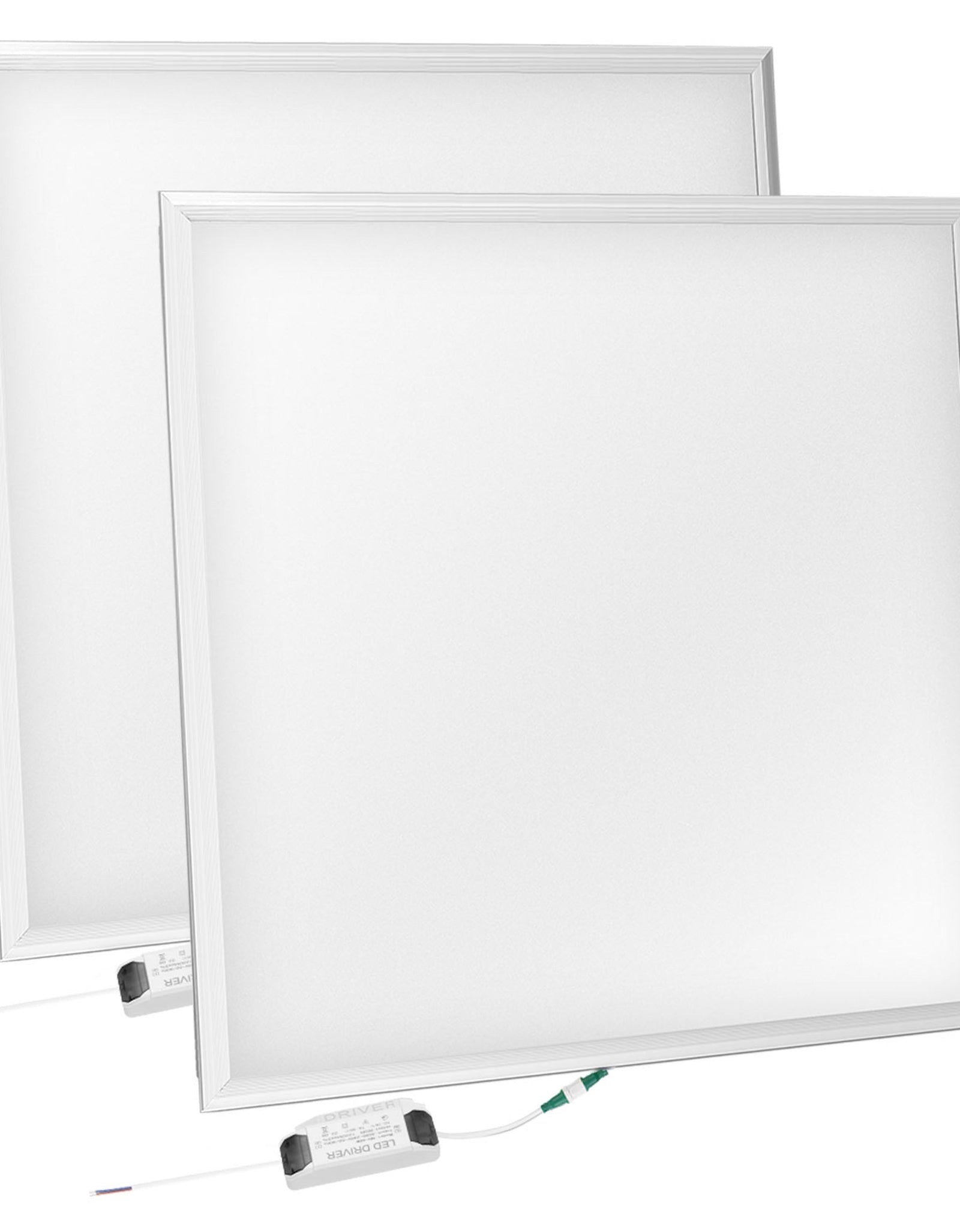 48W 2�2FT LED Panel Light 5800LM 7000K Ceiling Lighting 150W Equivalent LED Troffer Recessed Edge-Lit
