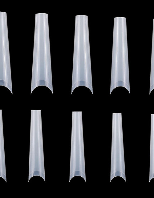 Load image into Gallery viewer, 500Pcs False Nail Tips C Curve Half Cover French Nails Extra Long Fake Finger Nails For Nail Art Salons Home DIY 10 Sizes
