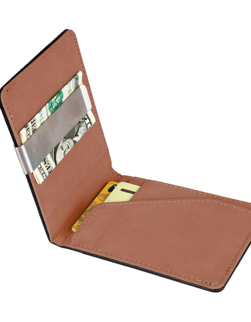 Load image into Gallery viewer, Unisex PU Leather Wallet RFID Blocking Slim Bifold Credit Card Holder with Money Clip
