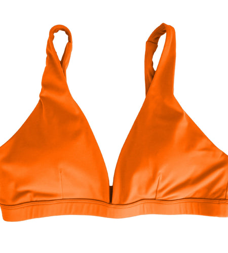 Women Deep V-Neck Sports Bra, U-Back, Removable Pads, Low Impact