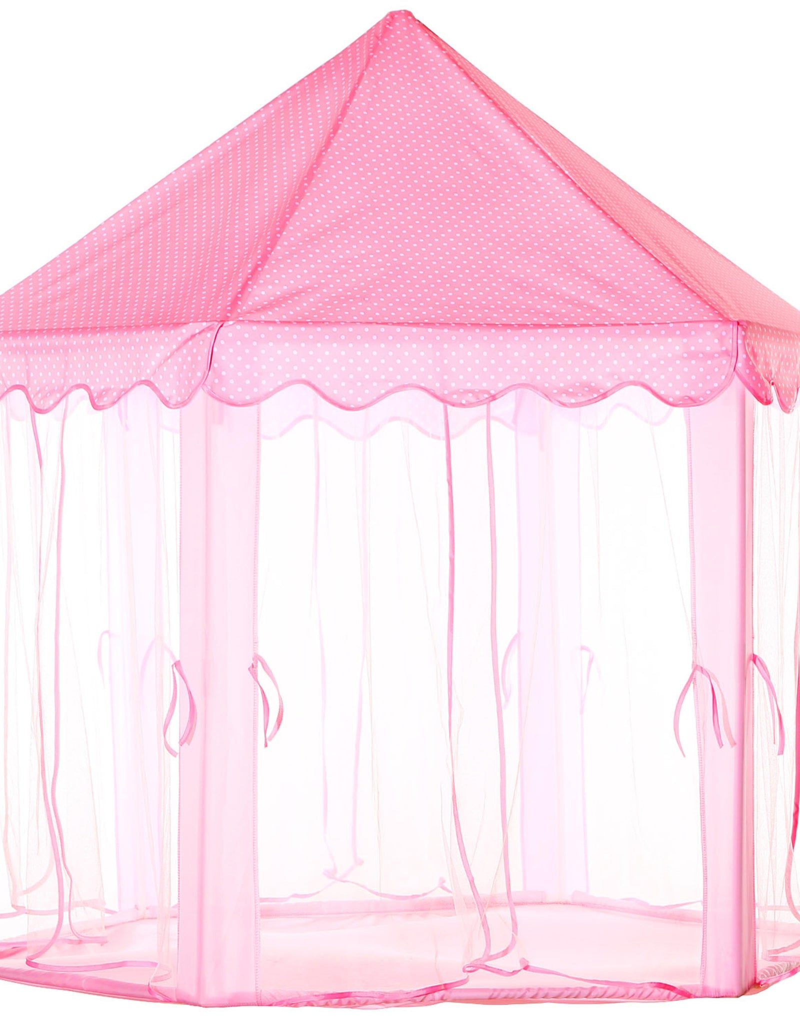 Kids Play Tents Princess for Girls Princess Castle Children Playhouse Indoor Outdoor Use w/ Carry Case