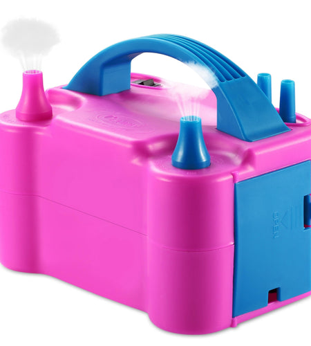Electric Balloon Pump 600W Balloon Blower Inflator Dual Nozzle for Party Wedding Festival Decoration US/UK
