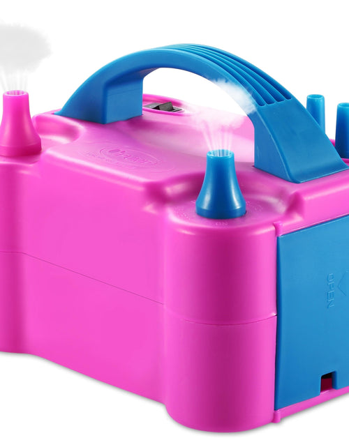 Load image into Gallery viewer, Electric Balloon Pump 600W Balloon Blower Inflator Dual Nozzle for Party Wedding Festival Decoration US/UK
