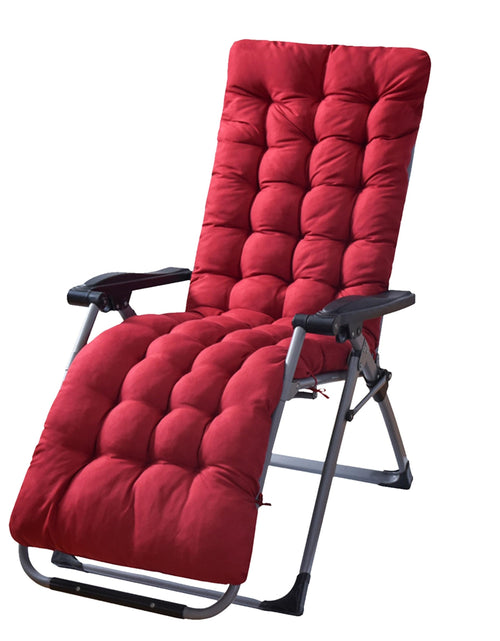 Load image into Gallery viewer, 66.92x22.04in Thickened Chaise Lounger Cushion Recliner Rocking Chair Sofa Mat Deck Chair Cushion
