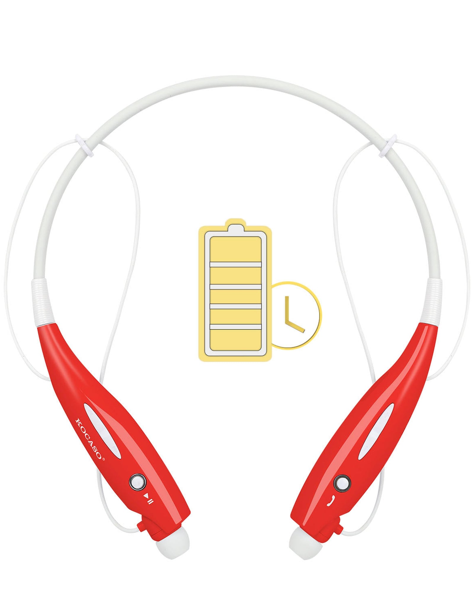KOCASO Wireless Sports Stereo Hands Free Headset for Phone and Tablet
