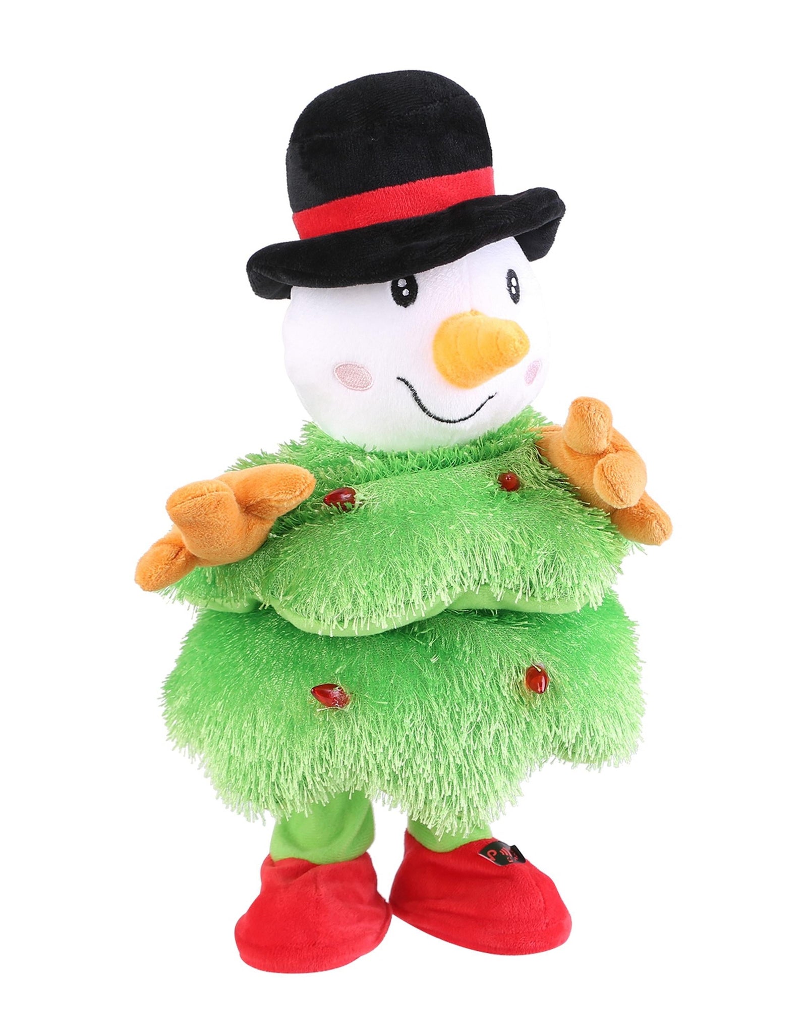Electric Dancing Singing Plush Toy Twisting Snowman Toy Talking Interactive Mimicking Funny Songs Wiggly Dance Kid Christmas Gift