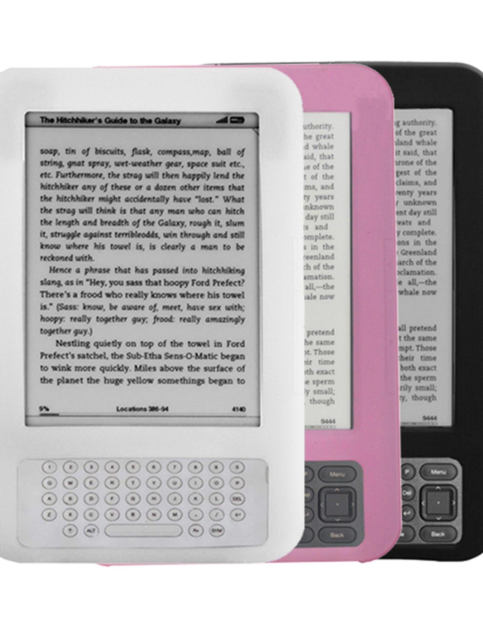 Kindle Protective Case Cover for Amazon Kindle3 White Black Pink