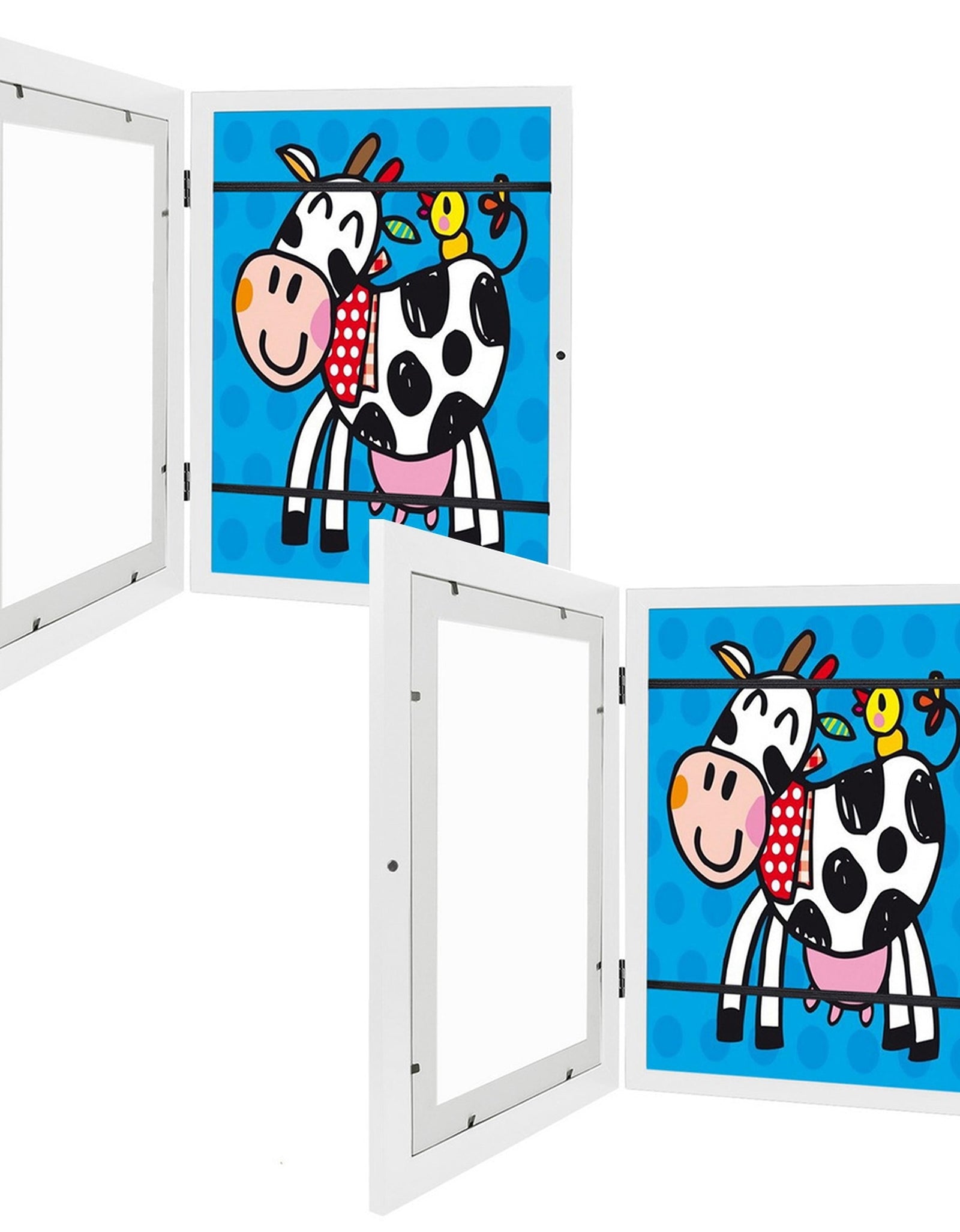 12.99x9.52in Kids Art Frame Front Opening Wooden Frame Artwork Display Storage Frame A4 Picture Frame Wall Display for Photo Art Projects Picture Chil