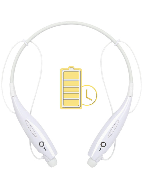 Load image into Gallery viewer, Wireless Bluetooth 4.0 Neckband Headphones with Mic � Noise Cancelling, Vibration Alert, Magnetic Earbuds, 6H Playtime
