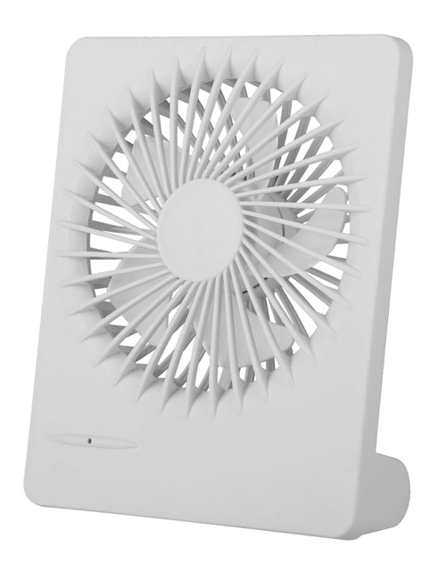 Load image into Gallery viewer, USB Rechargeable Desk Fan - Quiet, 5 Blades, 3 Speeds - Perfect for Bedroom or Office

