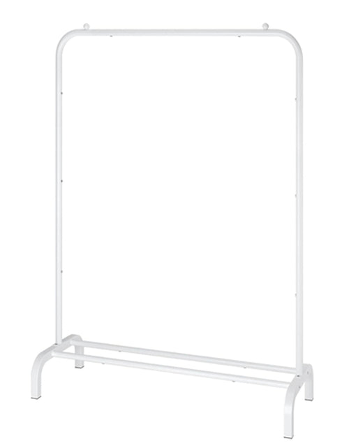 Load image into Gallery viewer, 33lbs Loading Garment Racks Freestanding Clothing Racks Clothes Rack Stands Organizer with Bottom Shelf for Dormitory Home
