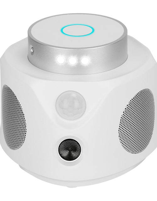 Load image into Gallery viewer, 360� Ultrasonic Mice Repellent Indoor Rodent Repeller Mice Rat Squirrel Rodent Chaser with 3 Modes 9 Strobe Lights for Kitchen Living Room Attic Basem
