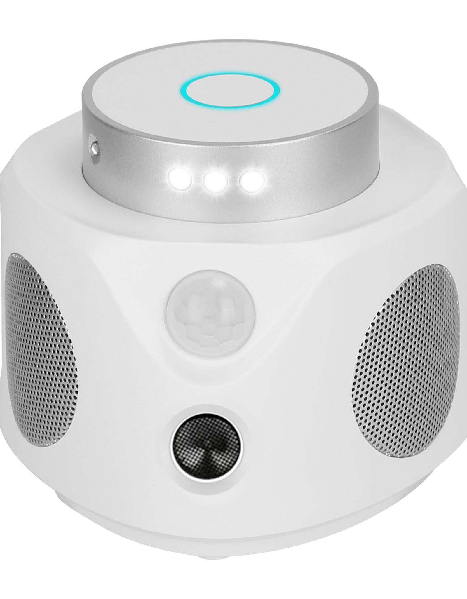 360� Ultrasonic Mice Repellent Indoor Rodent Repeller Mice Rat Squirrel Rodent Chaser with 3 Modes 9 Strobe Lights for Kitchen Living Room Attic Basem