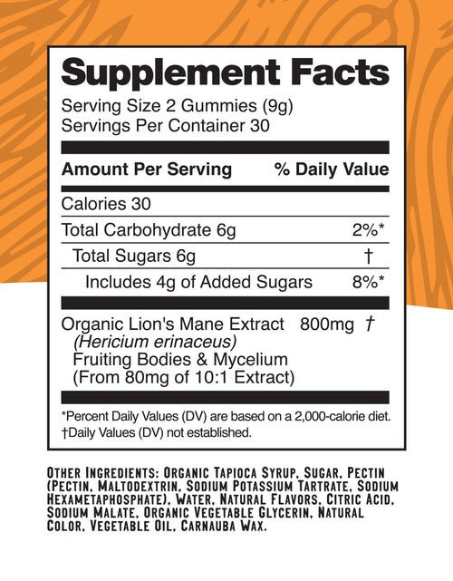 Load image into Gallery viewer, Focus: Lion's Mane Mushroom Gummies by Troomy Nootropics
