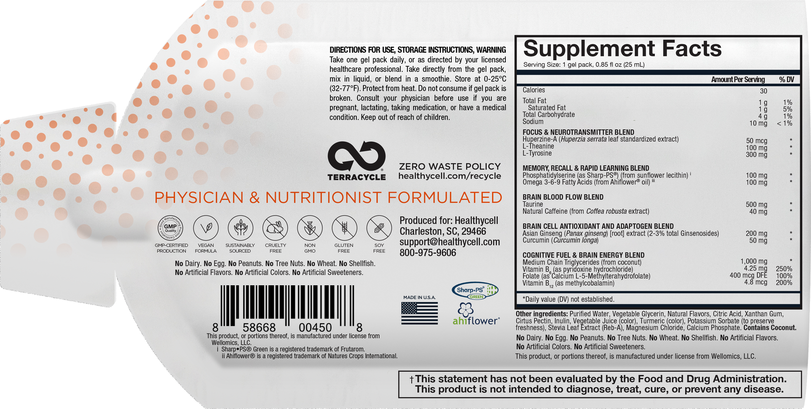 Focus & Recall by Healthycell