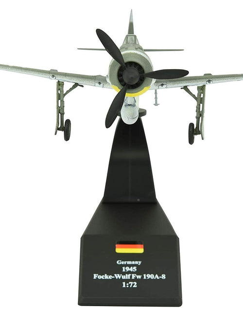 Load image into Gallery viewer, Focke-Wulf Fw 190A-8 Fighter Aircraft "98-Victory Ace Staffelkapitaen Horst Hannig I./JG 2 Triqueville France" (1943) German Luftwaffe 1/72 Diecast Model Airplane
