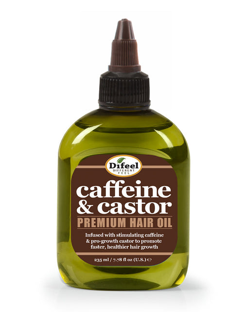 Load image into Gallery viewer, Difeel 3-PC Caffeine &amp; Castor Shampoo, Conditioner &amp; Hair Oil for Faster Hair Growth - with 33.8 oz. Shampoo, 33.8 oz. Conditioner &amp; 7.78 oz. Hair Oil by difeel - find your natural beauty
