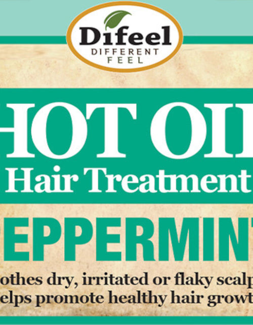 Load image into Gallery viewer, Difeel Peppermint Hot Oil Treatment 7.1 oz. - Deluxe 2-PC Gift Set by difeel - find your natural beauty
