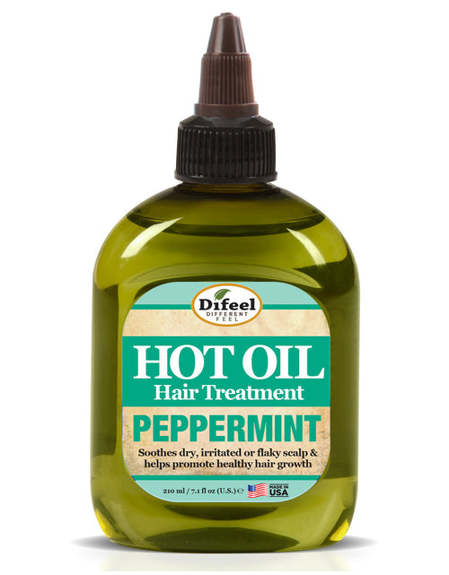 Load image into Gallery viewer, Difeel Peppermint Hot Oil Treatment 7.1 oz. - Deluxe 2-PC Gift Set by difeel - find your natural beauty
