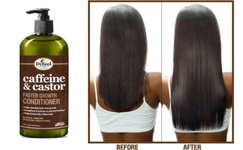 Load image into Gallery viewer, Difeel Caffeine &amp; Castor Conditioner for Faster Hair Growth 33.8 oz. by difeel - find your natural beauty
