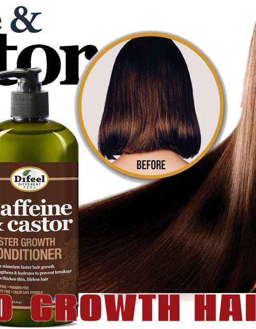 Load image into Gallery viewer, Difeel Caffeine &amp; Castor Conditioner for Faster Hair Growth 33.8 oz. by difeel - find your natural beauty
