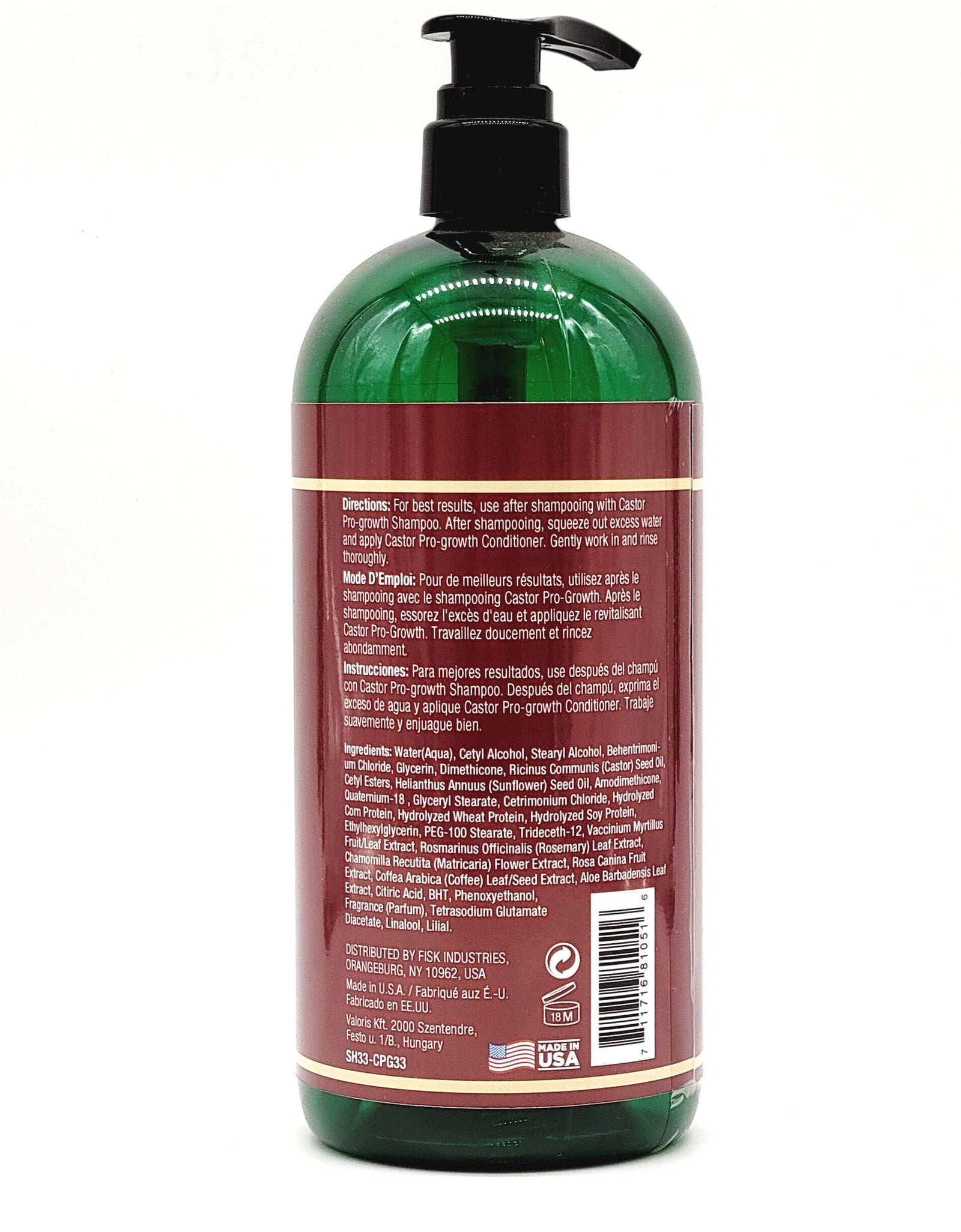 Difeel Castor Pro-Growth Conditioner 33 oz. by difeel - find your natural beauty