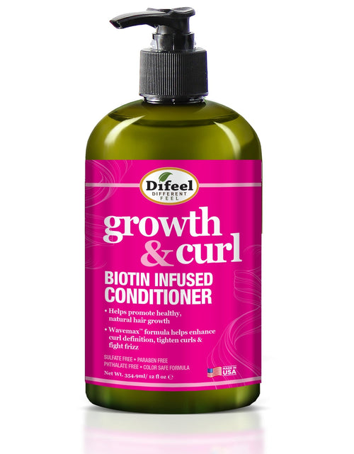 Load image into Gallery viewer, Difeel Growth and Curl Biotin Conditioner 12 oz. by difeel - find your natural beauty
