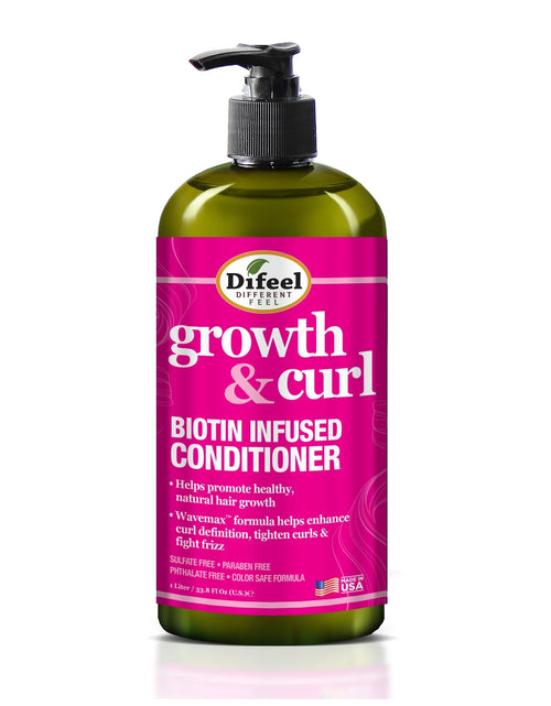 Load image into Gallery viewer, Difeel Growth and Curl Biotin Conditioner 33.8 oz. by difeel - find your natural beauty
