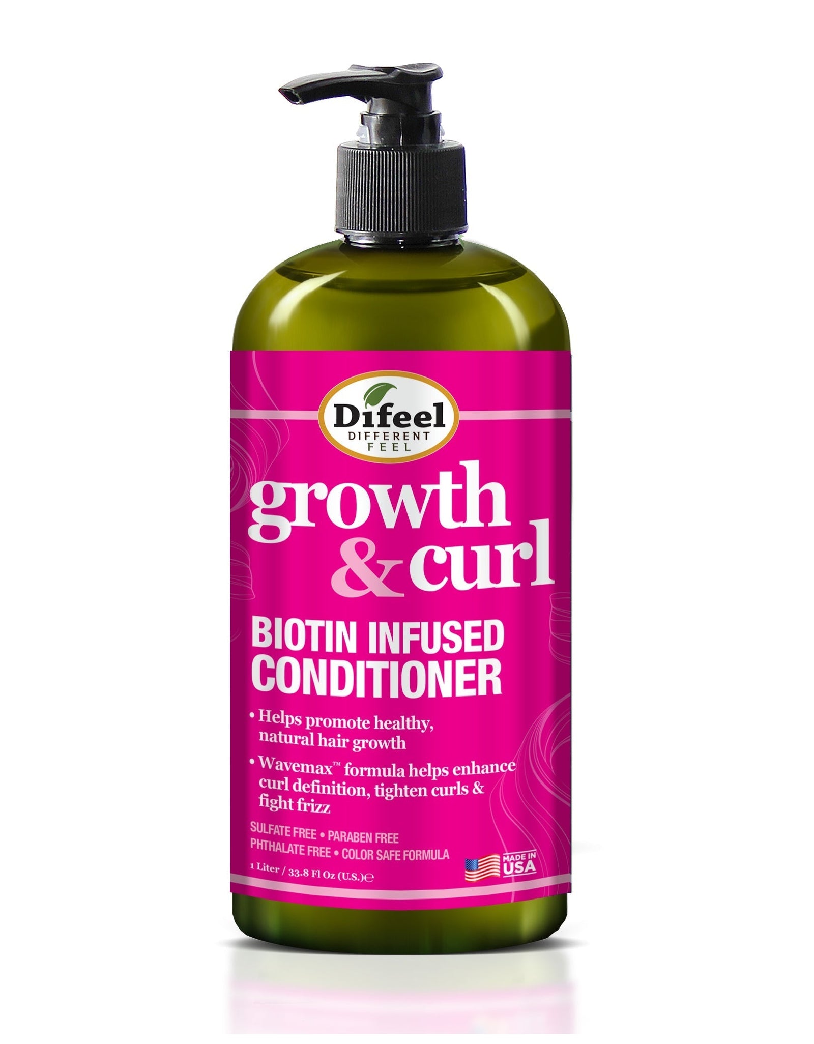 Difeel Growth and Curl Biotin Conditioner 33.8 oz. by difeel - find your natural beauty