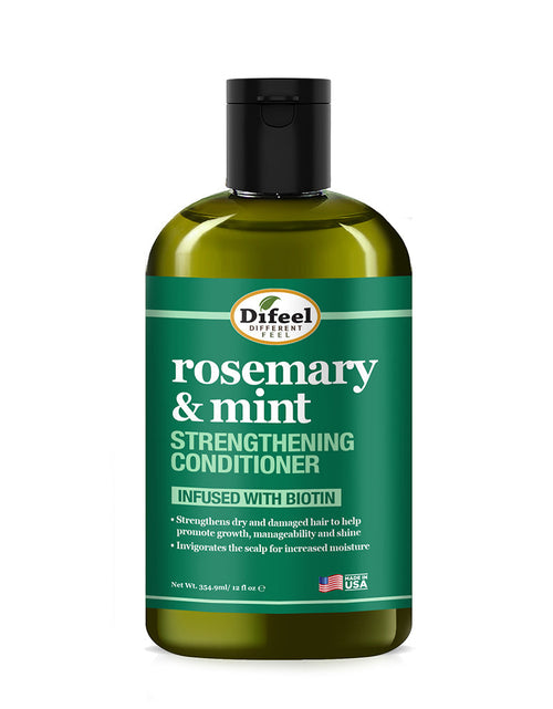 Load image into Gallery viewer, Difeel Rosemary and Mint Hair Strengthening Conditioner with Biotin 12 oz. by difeel - find your natural beauty
