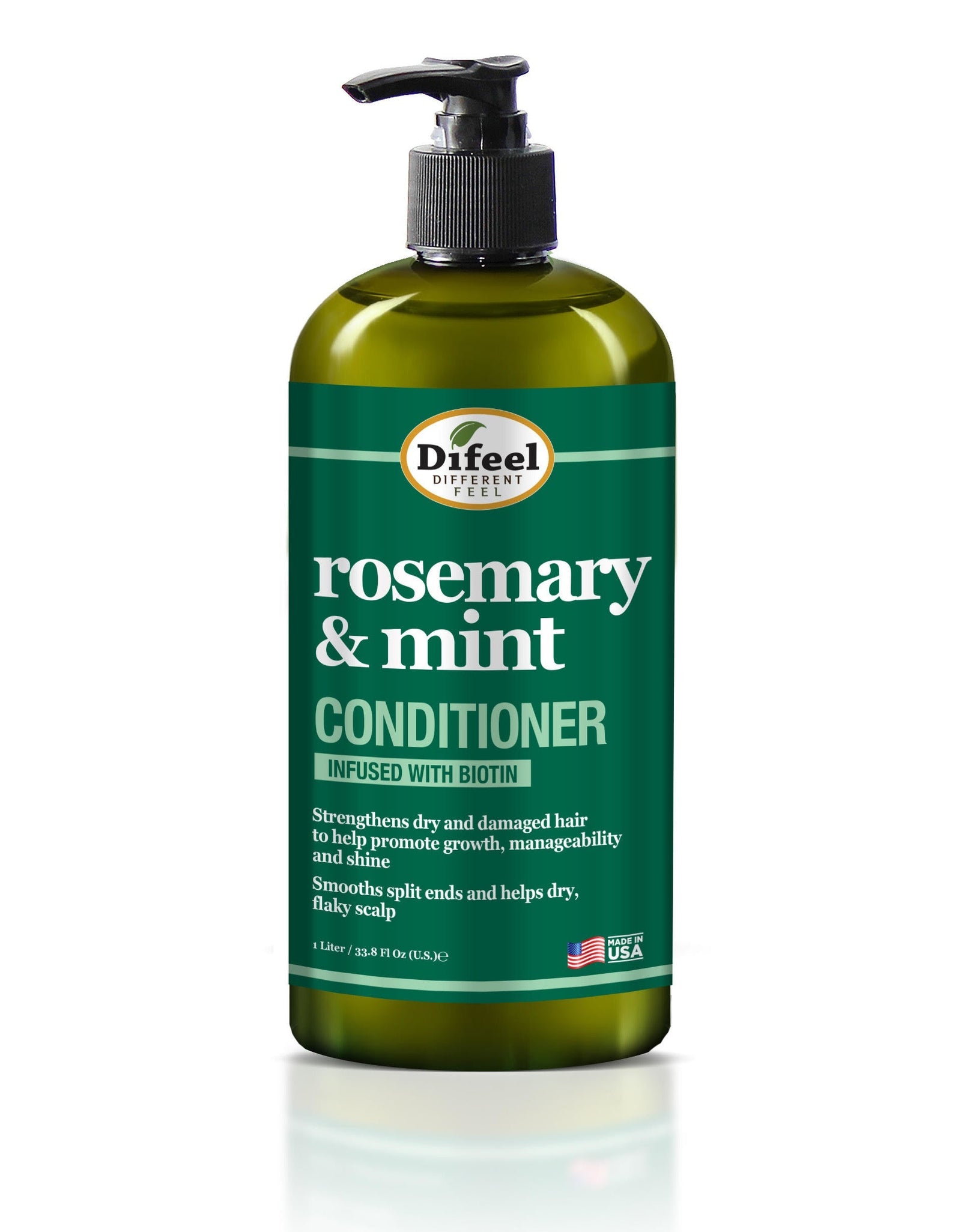 Difeel Rosemary and Mint Hair Strengthening Conditioner with Biotin 33.8 oz. by difeel - find your natural beauty