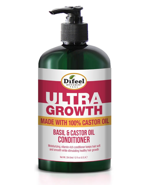 Load image into Gallery viewer, Difeel Ultra Growth Basil &amp; Castor Oil Pro Growth Conditioner 12 oz. (Pack of 2) by difeel - find your natural beauty
