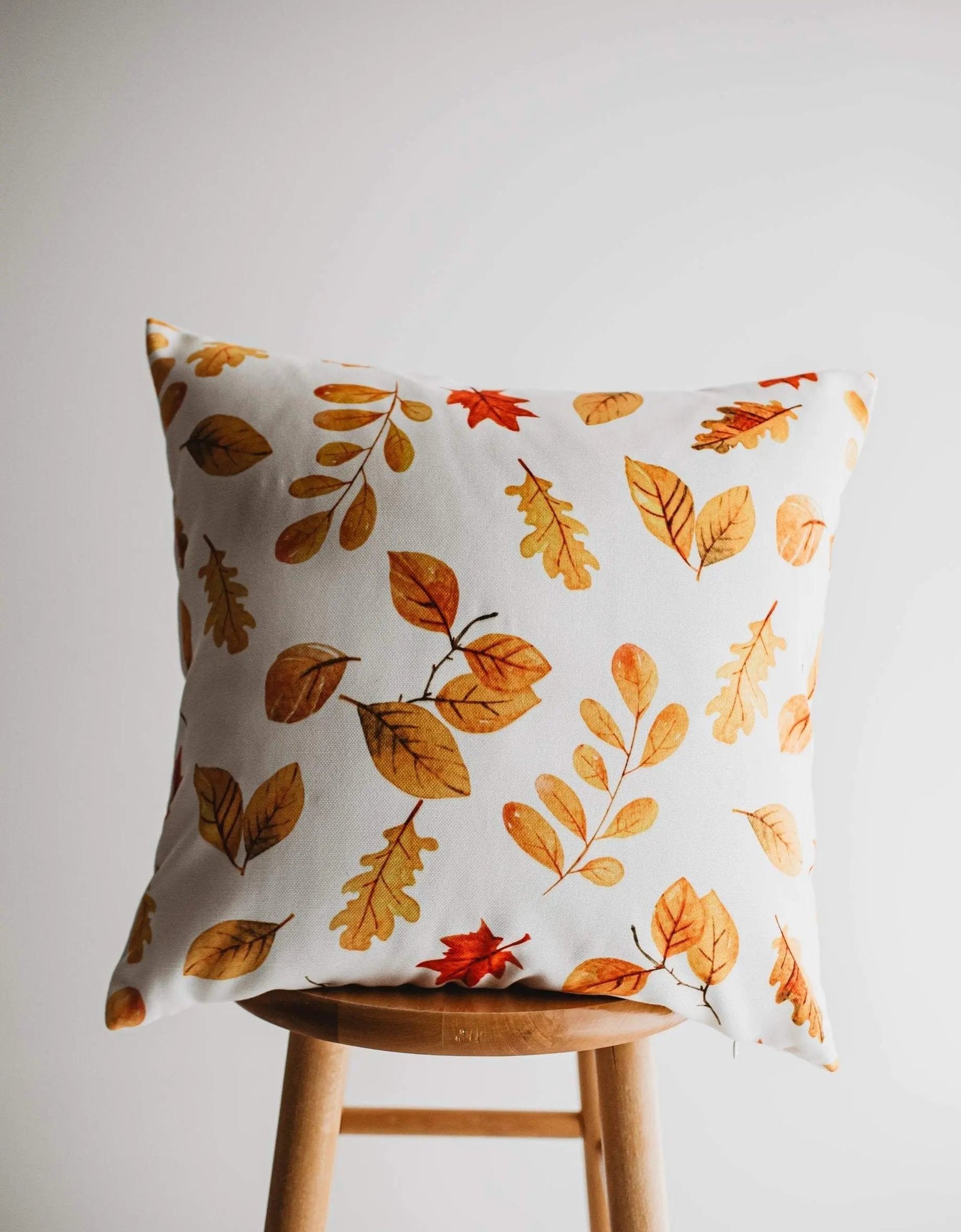 Fall Leaves Pillow Cover |  Thanksgiving decor | Farmhouse Pillows | Country Decor | Fall Throw Pillows | Cute Throw Pillows | Gift for her by UniikPillows