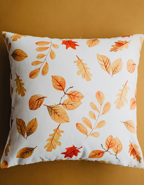 Load image into Gallery viewer, Fall Leaves Pillow Cover |  Thanksgiving decor | Farmhouse Pillows | Country Decor | Fall Throw Pillows | Cute Throw Pillows | Gift for her by UniikPillows
