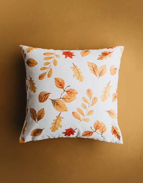 Load image into Gallery viewer, Fall Leaves Pillow Cover |  Thanksgiving decor | Farmhouse Pillows | Country Decor | Fall Throw Pillows | Cute Throw Pillows | Gift for her by UniikPillows
