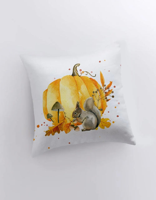 Load image into Gallery viewer, Fall Pumpkin Harvest Pillow Cover |  Primitive Pumpkin Decor | Farmhouse Pillows | Country Decor | Fall Throw Pillows | Cute Throw Pillows by UniikPillows

