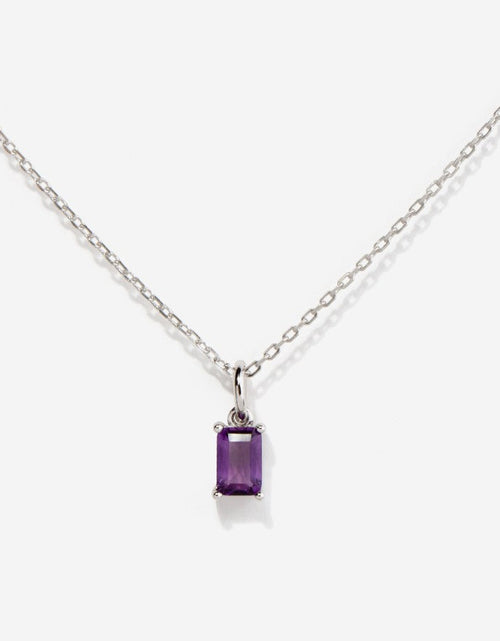 Load image into Gallery viewer, Amethyst Silver Charm by Little Sky Stone

